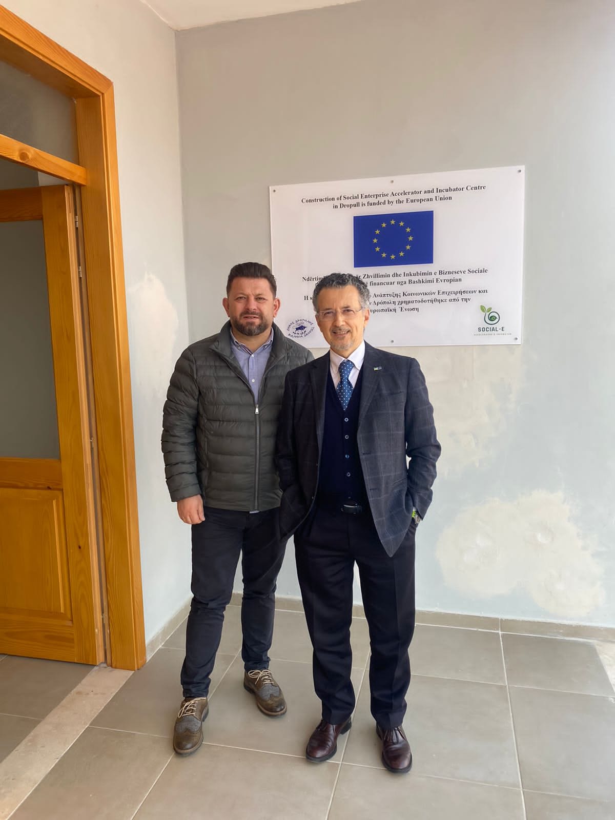 The European Union official visited Dropolis as part of the project inspection