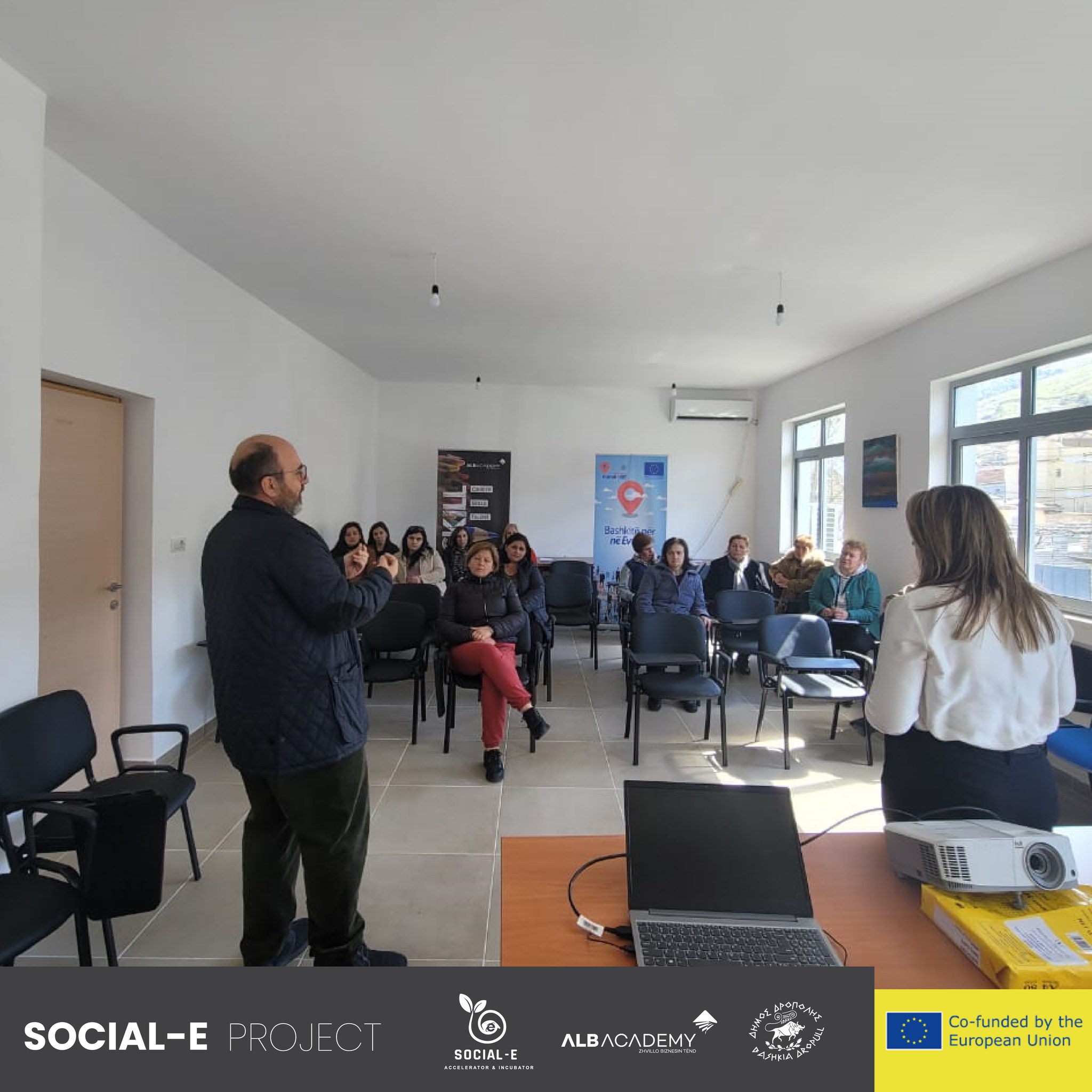 Training sessions in Dropull Municipality on the topic: Registration of Social Enterprises