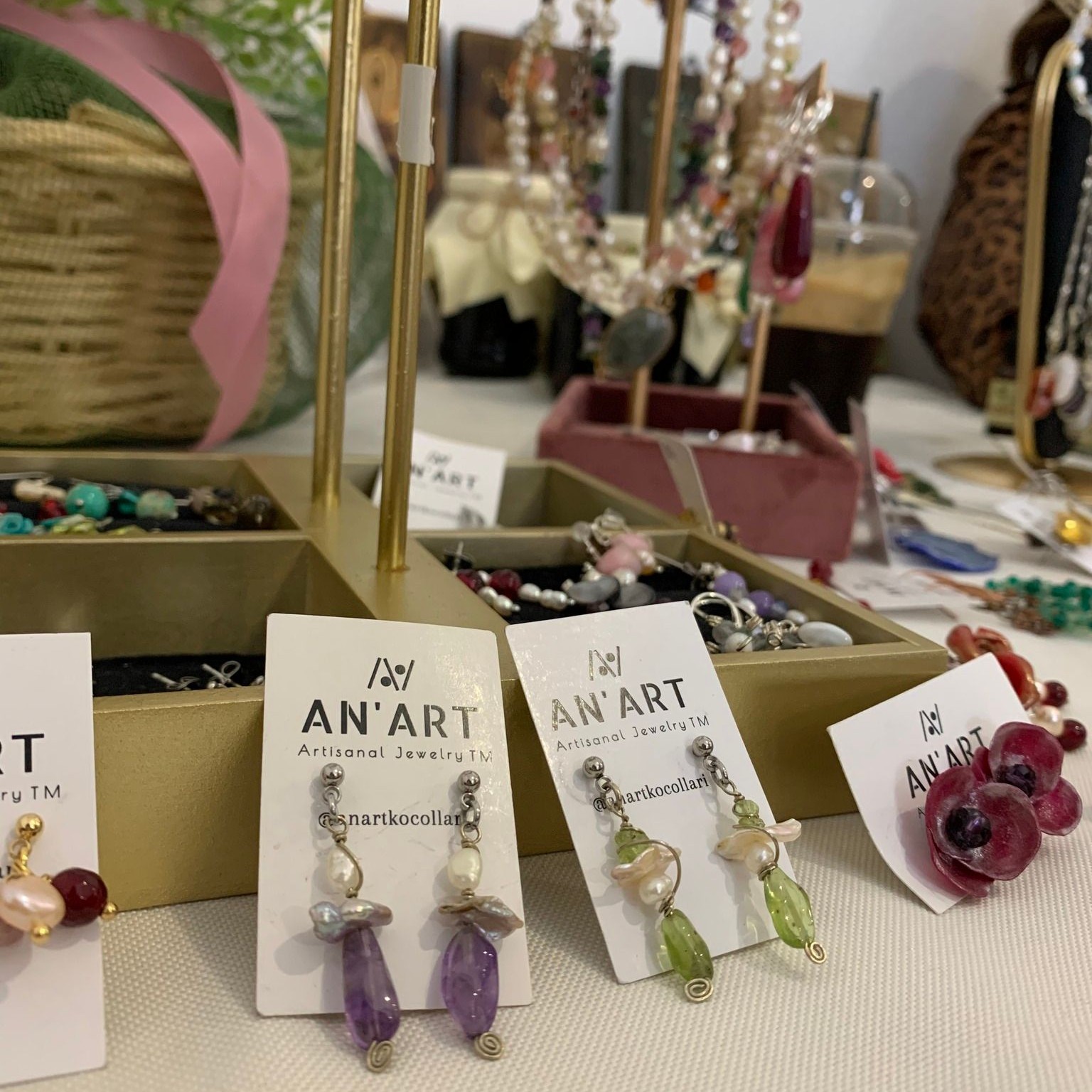 UNIQUE ARTISANAL ORNAMENT. Conceived & Created by the Koçollari Sisters