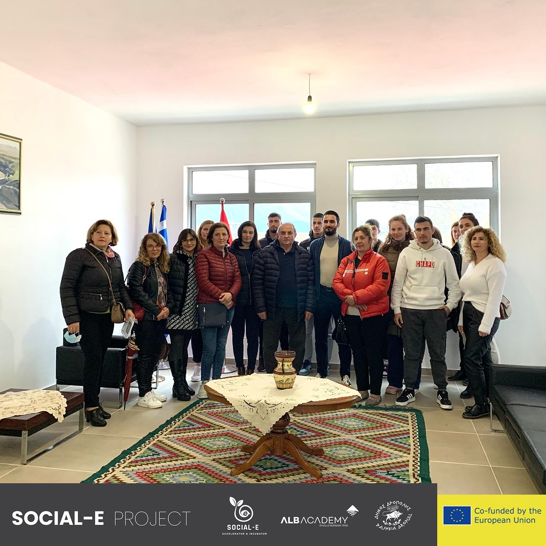 SOCIAL-E aims to support vulnerable groups of Dropull Municipality by mentoring, training and monitoring