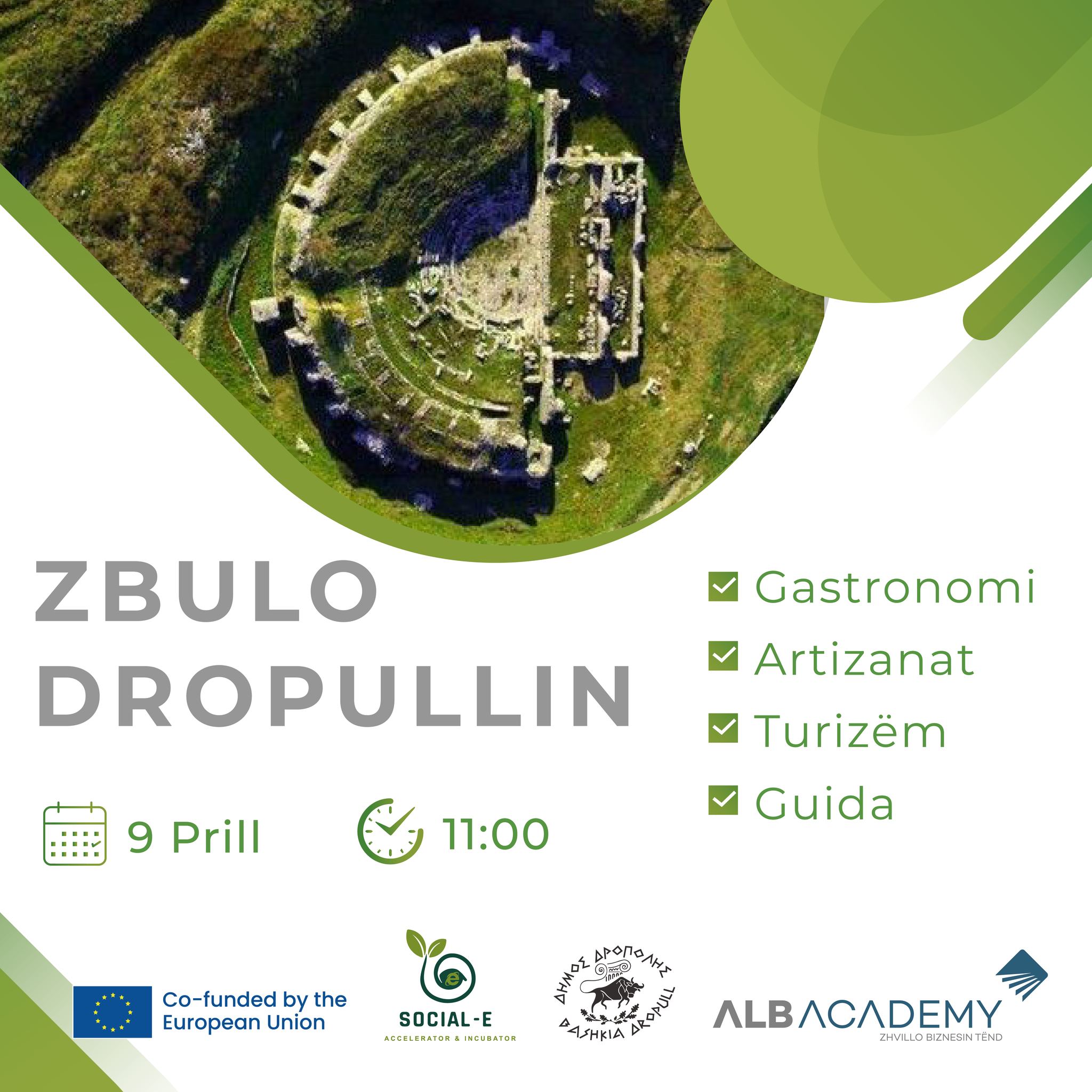 “Social-e” project, will organize a fair in the village of Dervician with the theme “Discover Dropulli”