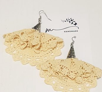 “Vintage” earrings, crocheted